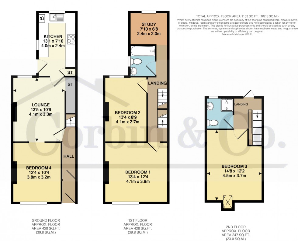 Floorplan for Canford Road, Bournemouth, Dorset