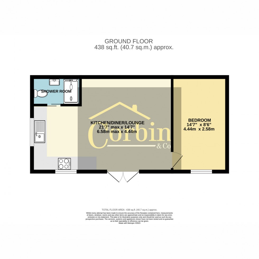 Floorplan for Francis Avenue, Bournemouth, BH11 8