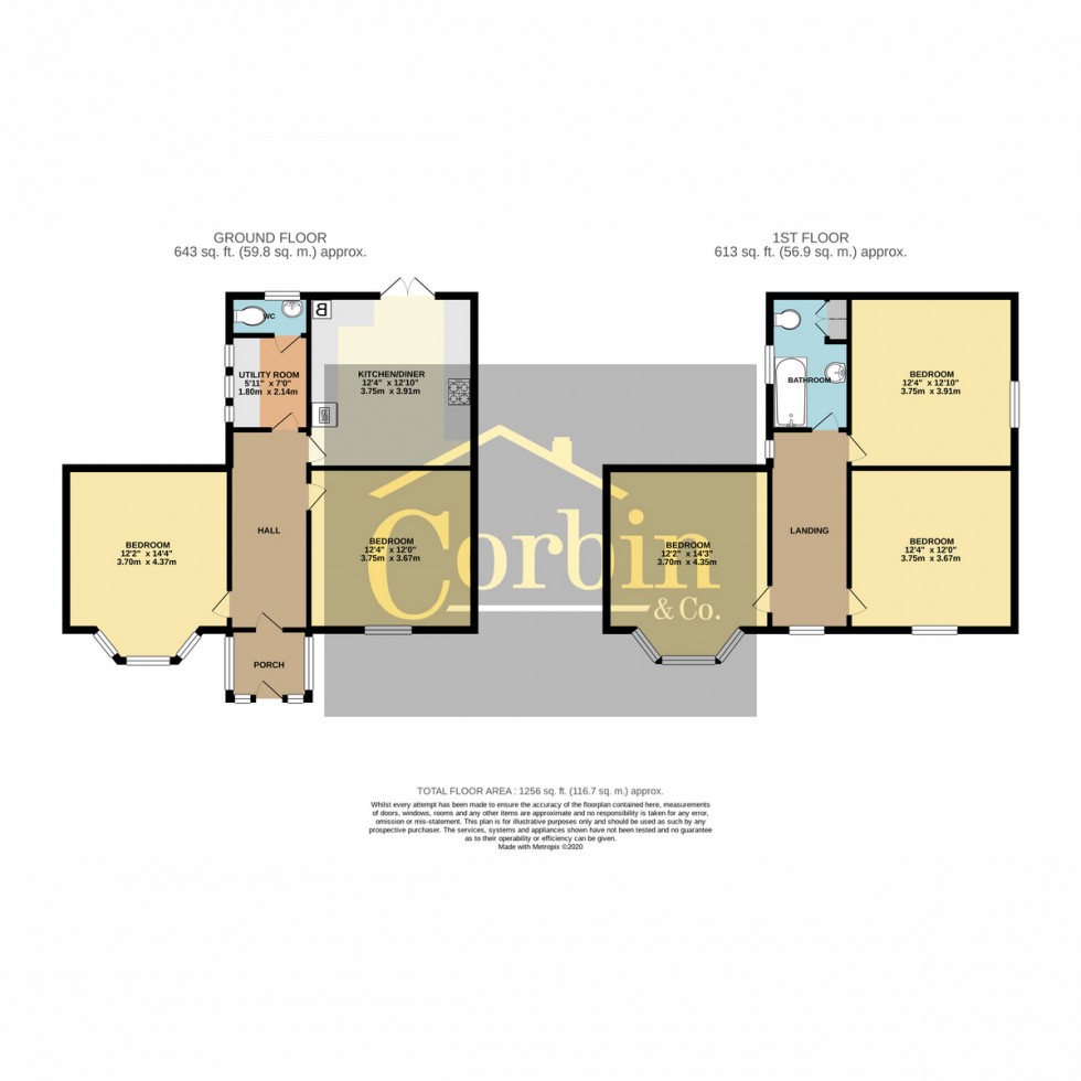 Floorplan for Boundary Road, Bournemouth, BH10 4