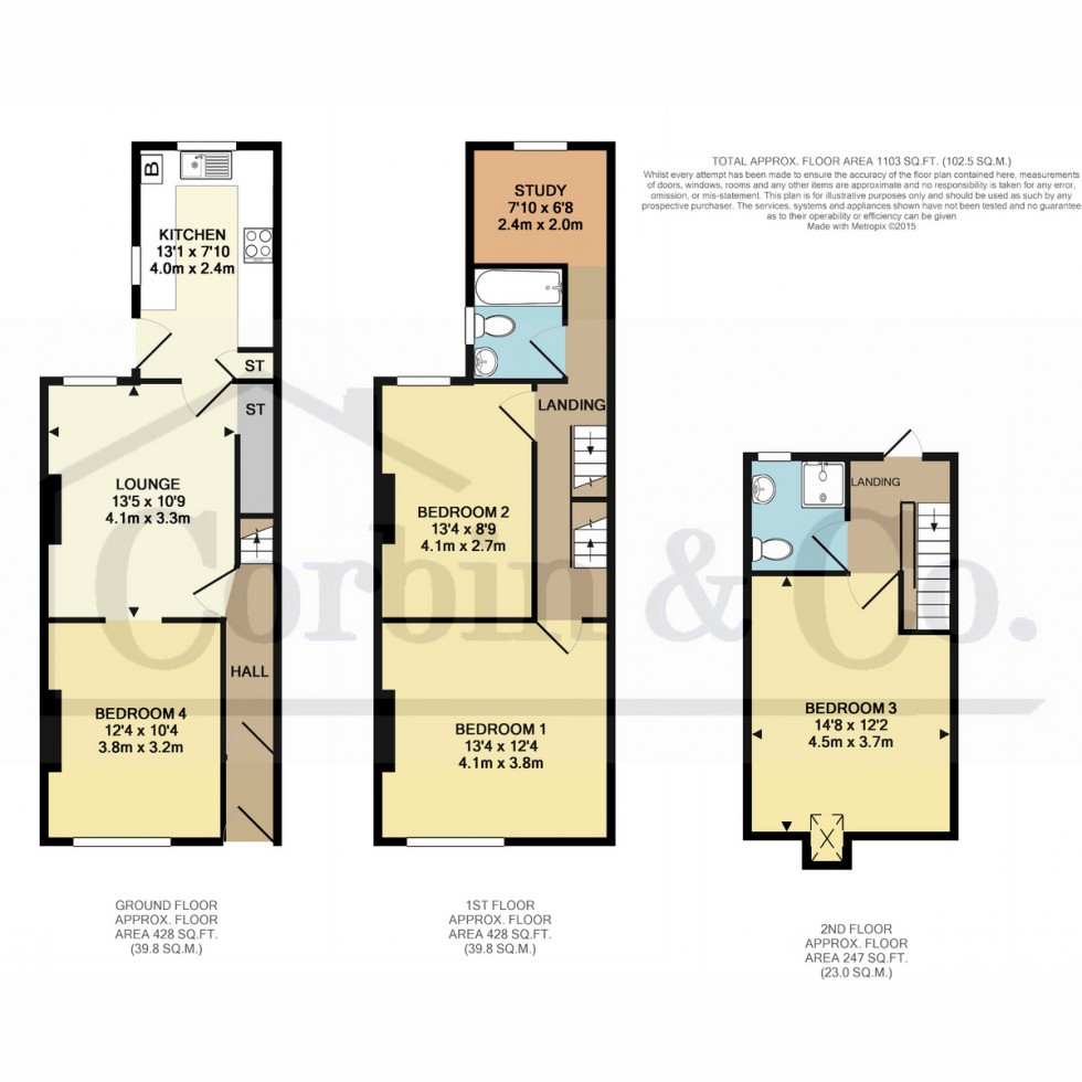 Floorplan for Canford Road, Bournemouth, BH11 8
