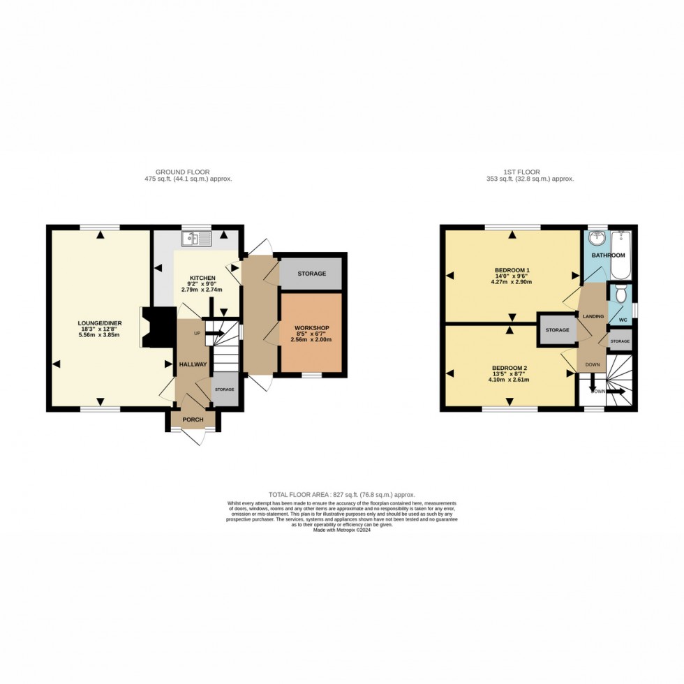 Floorplan for Gladdis Road, Bournemouth, BH11 8