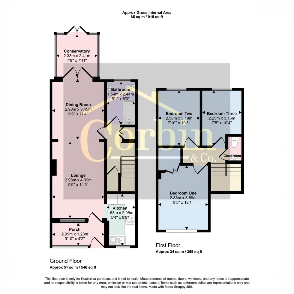Floorplan for Glenmeadows Drive, Bournemouth, BH10 5