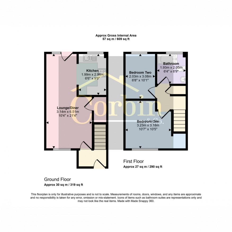 Floorplan for Viscount Walk, Bournemouth, BH11 9
