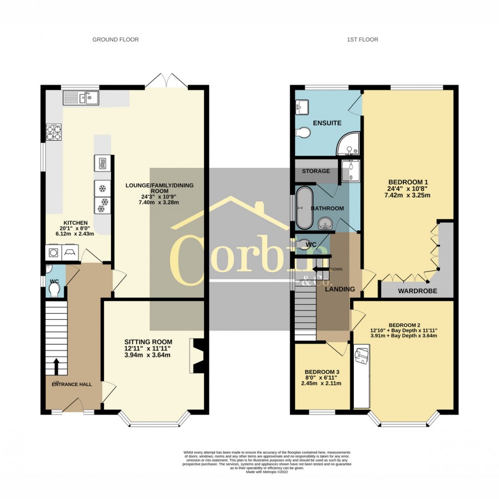 Floorplan for Tuckers Lane, Poole, BH15 4