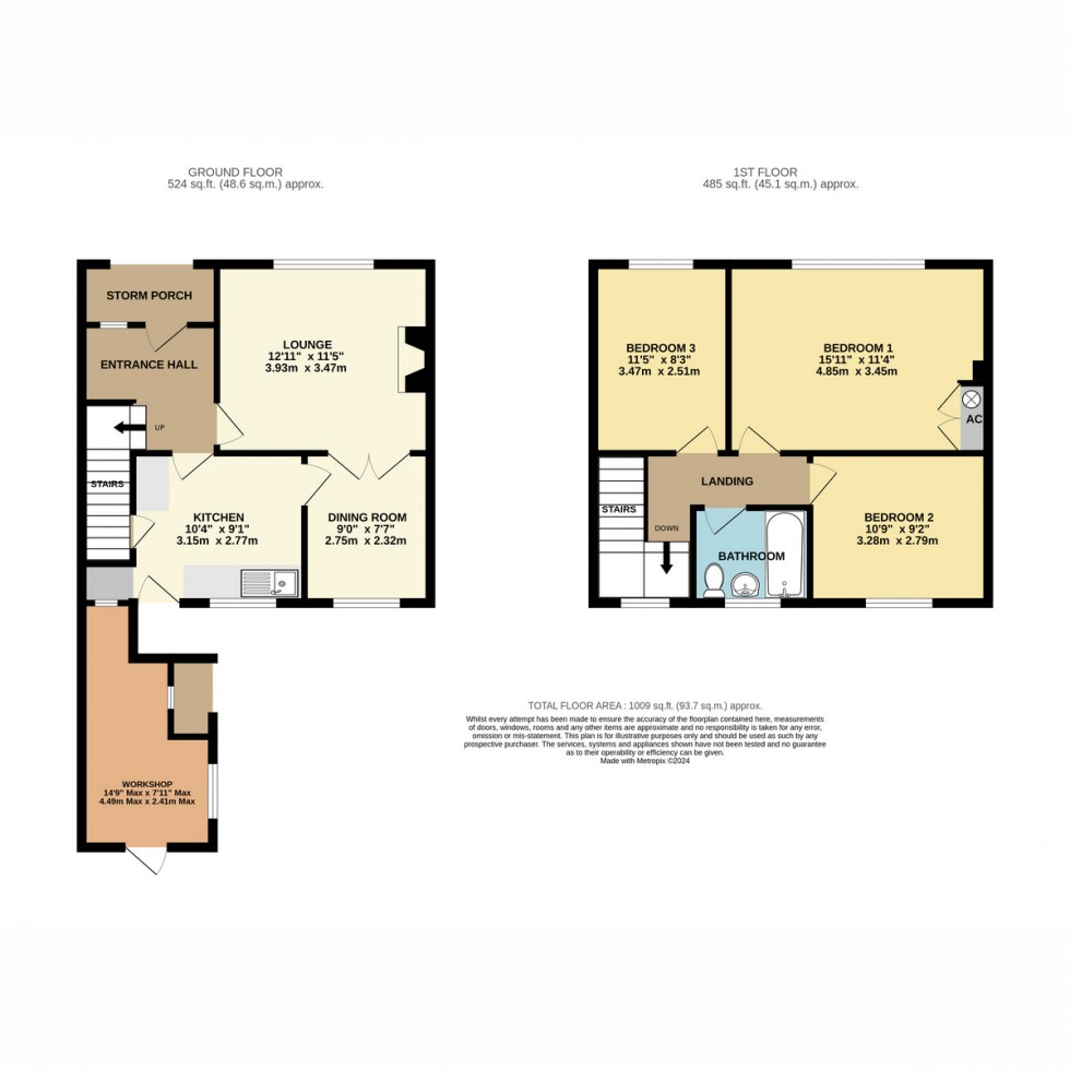 Floorplan for Montgomery Avenue, Bournemouth, BH11 8