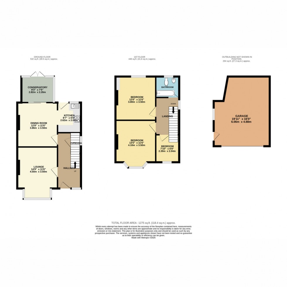 Floorplan for Gwynne Road, Poole, BH12 2