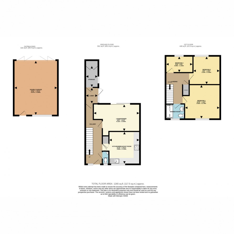 Floorplan for Russel Road, Bournemouth, BH10 7