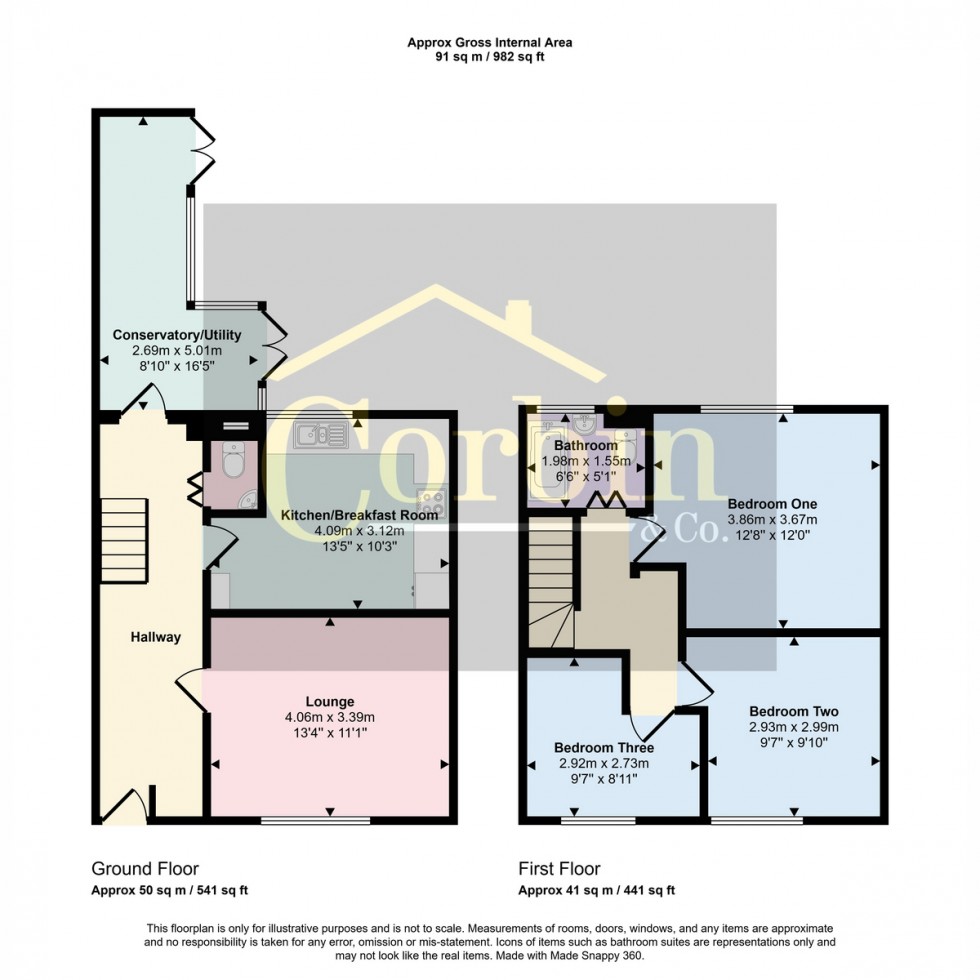 Floorplan for Russel Road, Bournemouth, BH10 7