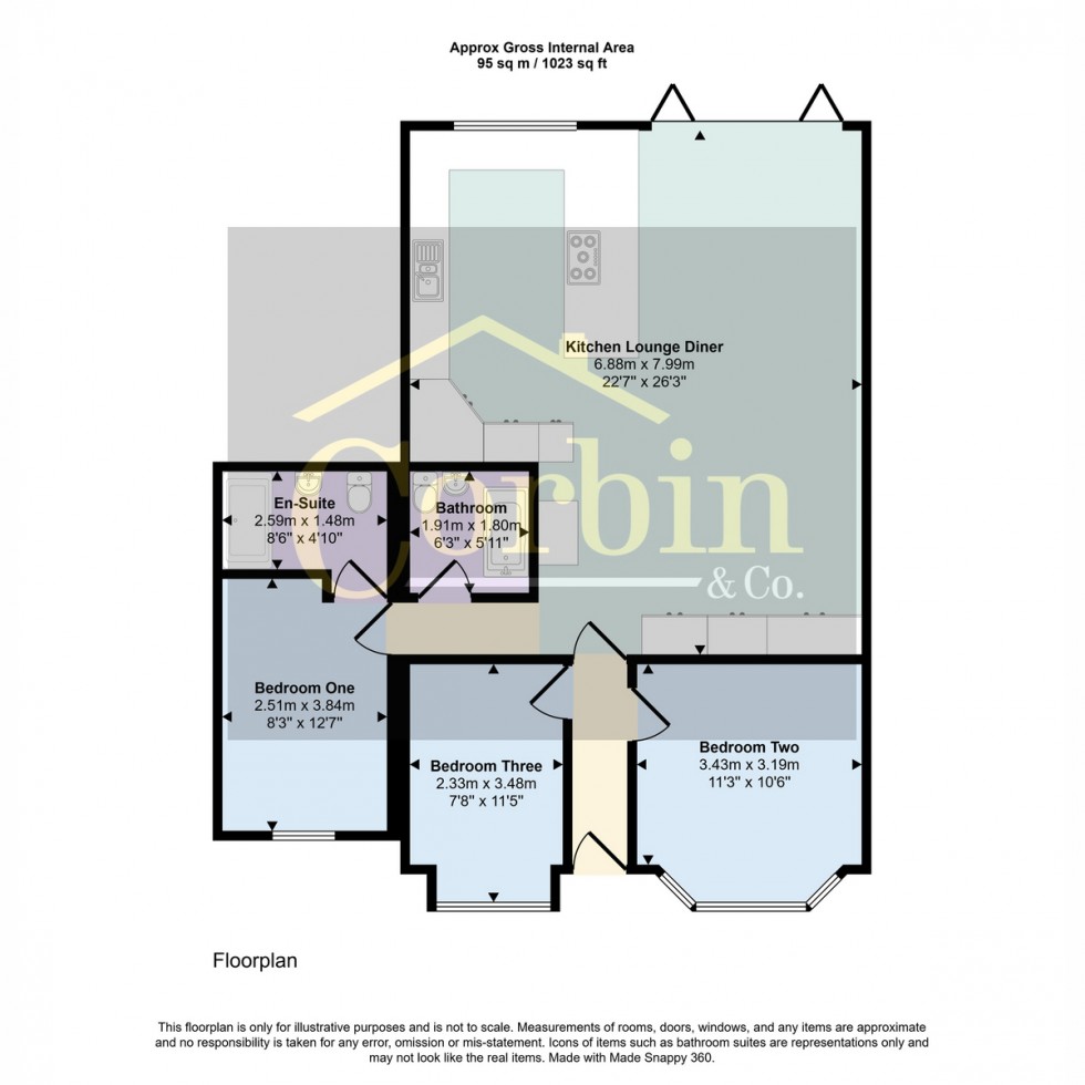 Floorplan for Barnes Road, Bournemouth, BH10 5