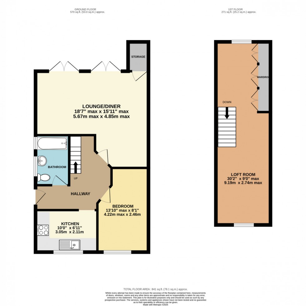 Floorplan for Fernheath Road, Bournemouth, BH11 8