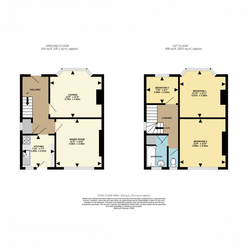 Floorplan for Stanton Road, Bournemouth, BH10 5