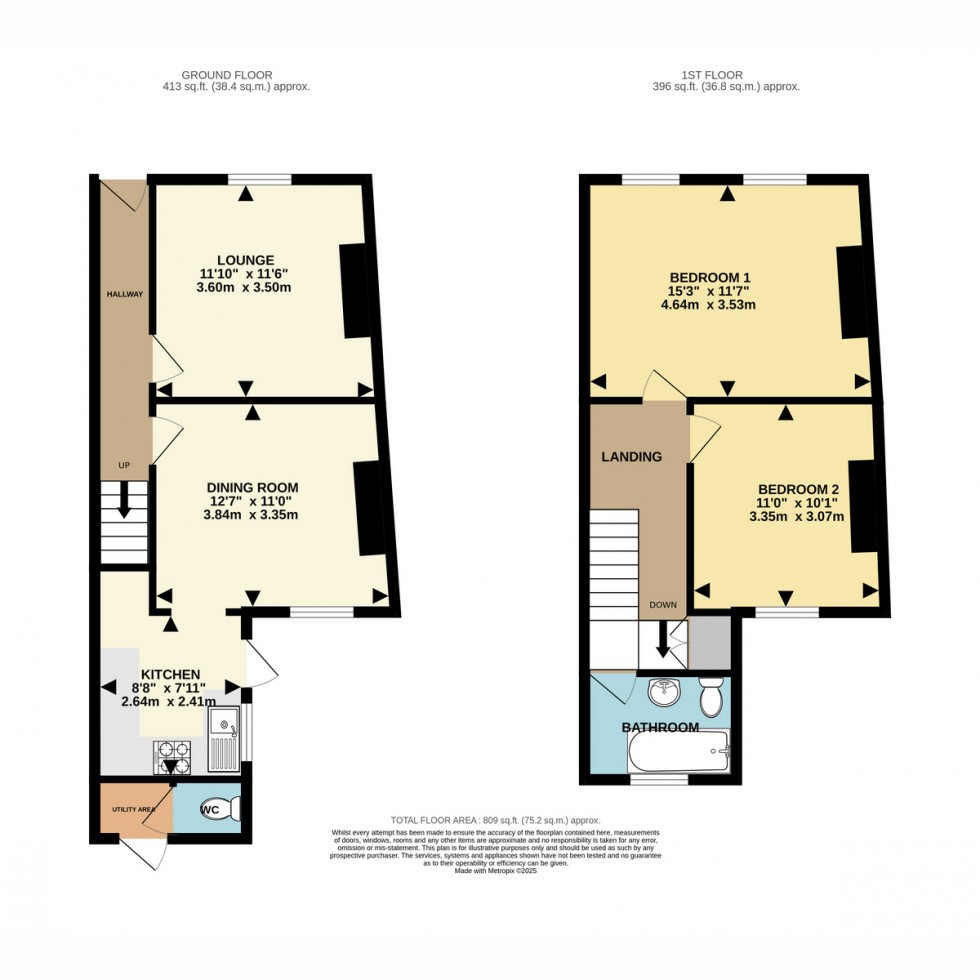 Floorplan for Windham Road, Bournemouth, BH1 4