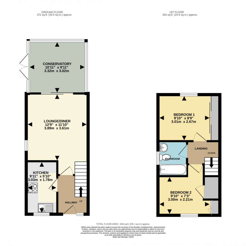 Floorplan for Adamsfield Gardens, Bournemouth, BH10 5