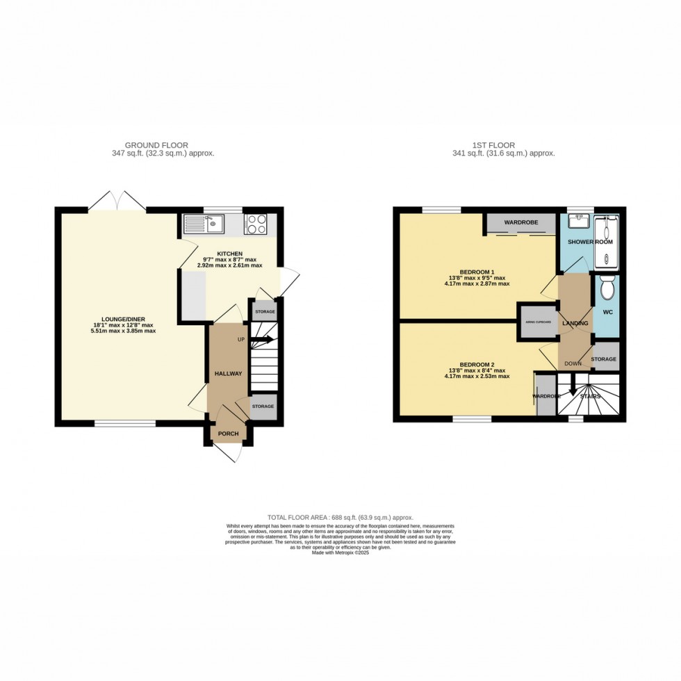 Floorplan for Deacon Road, Bournemouth, BH11 9