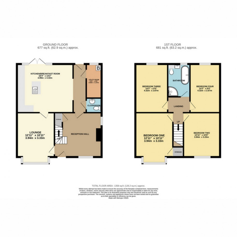 Floorplan for St. Marks Road, Bournemouth, BH11 8