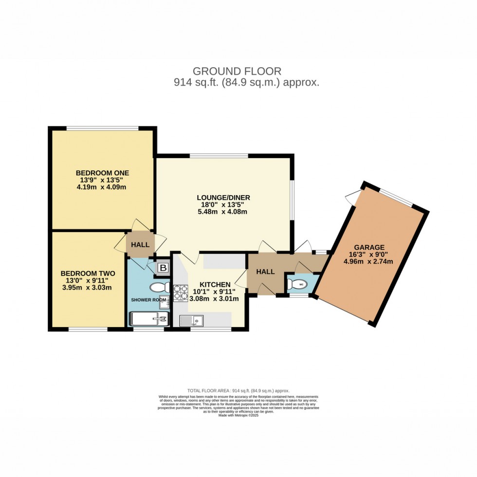 Floorplan for High Howe Lane, Bournemouth, BH11 9