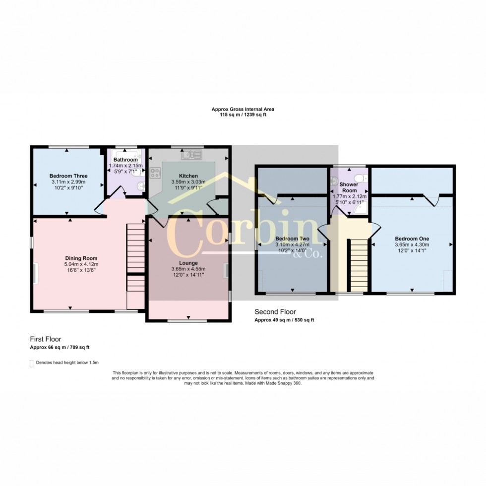 Floorplan for Spicer Lane, Bournemouth, BH11 9