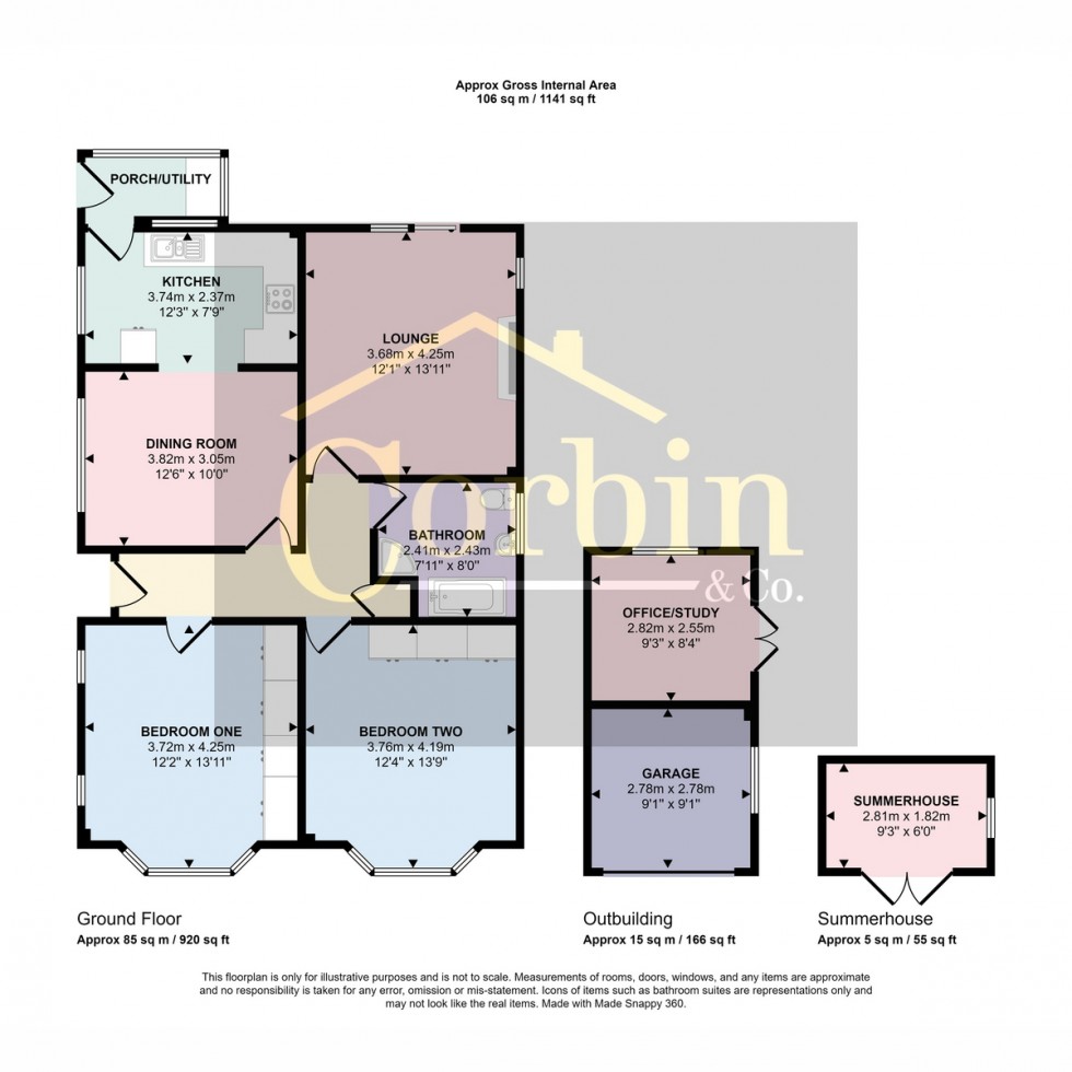 Floorplan for Home Road, Bournemouth, BH11 9