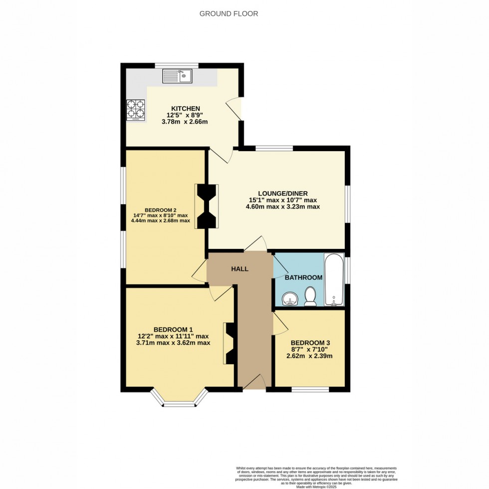 Floorplan for Kinson Road, Bournemouth, BH10 4