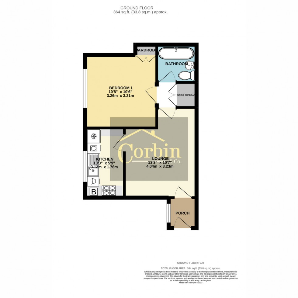 Floorplan for Viscount Walk, Bearwood, BH11 9