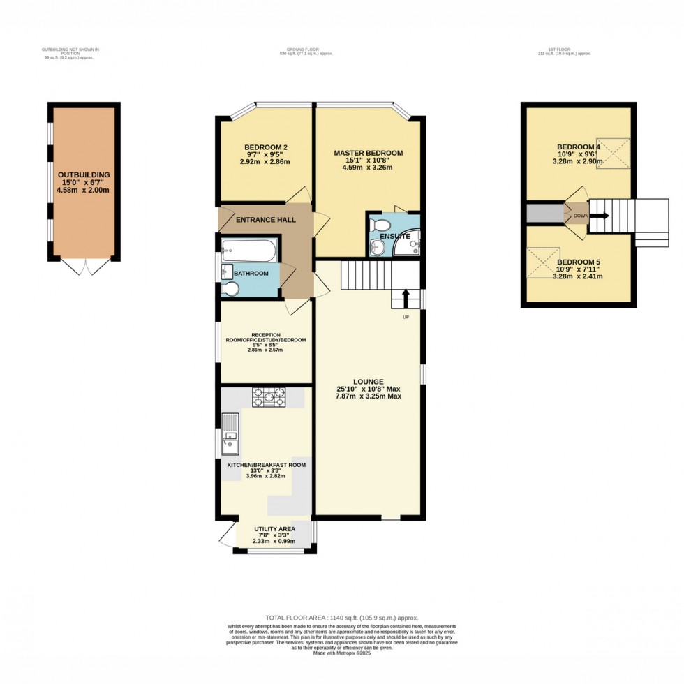 Floorplan for Wicket Road, Bournemouth, BH10 5