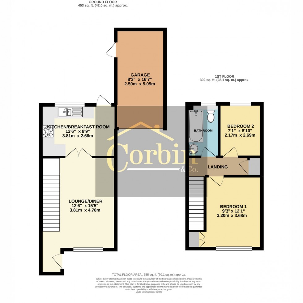 Floorplan for Fryer Close, Bournemouth, BH11 8