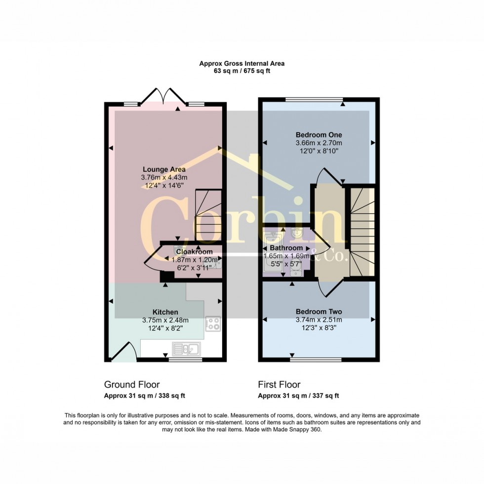 Floorplan for Stour Mews North Avenue, Bournemouth, BH10 7