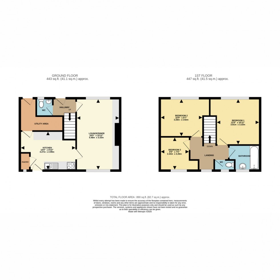 Floorplan for Turbary Park Avenue, Bournemouth, BH11 8