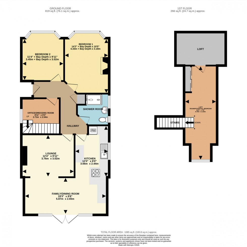 Floorplan for Wicket Road, Bournemouth, BH10 5