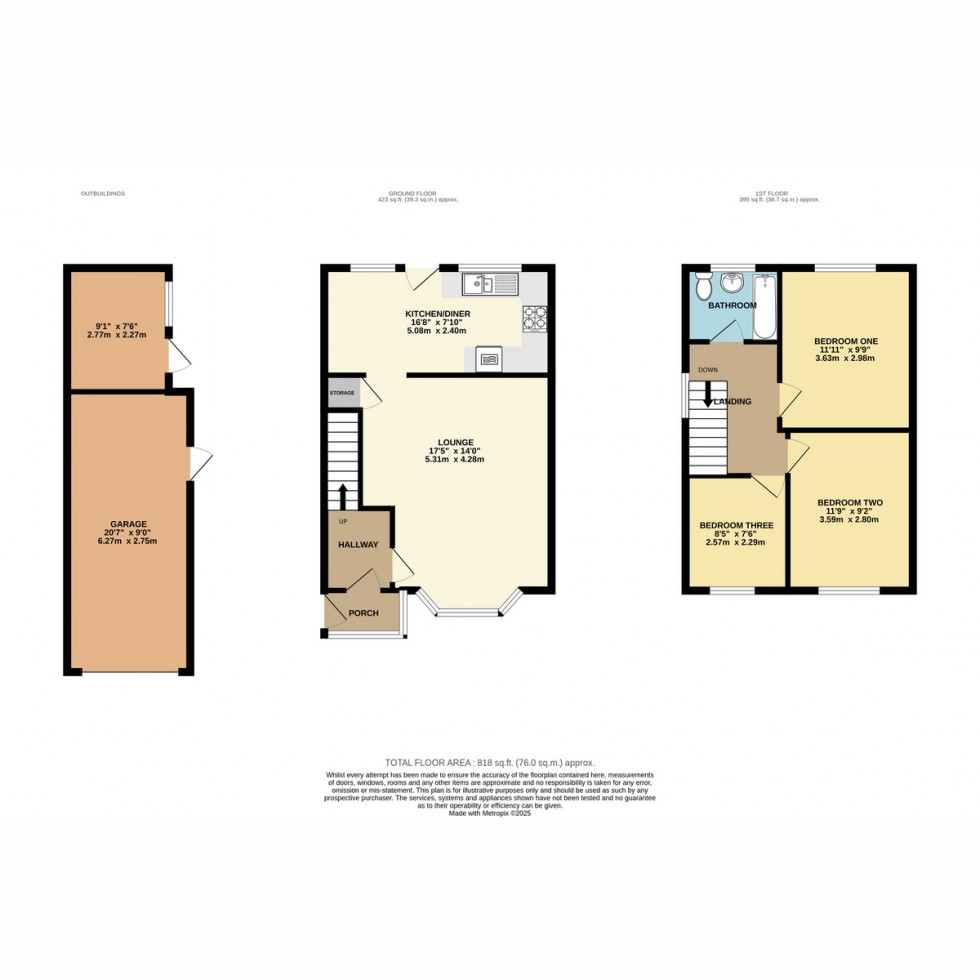 Floorplan for Mayfair Gardens, Bournemouth, BH11 9