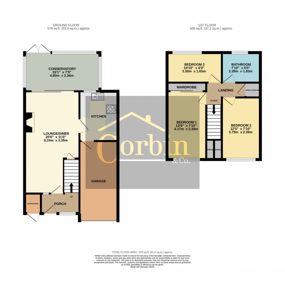 Floorplan for Viscount Walk, Bournemouth, BH11 9