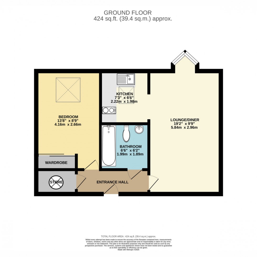 Floorplan for Sunnyhill Road, Poole, BH12 2