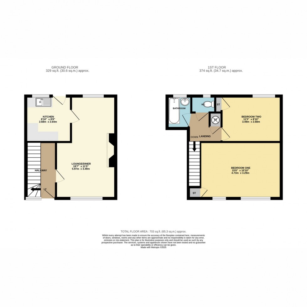 Floorplan for Youngs Road, Bournemouth, BH11 9