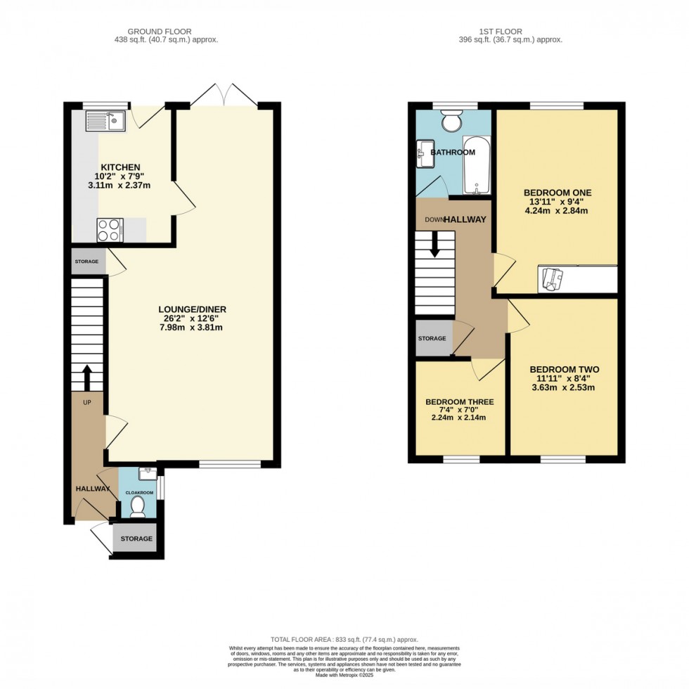 Floorplan for Fryer Close, Bournemouth, BH11 8