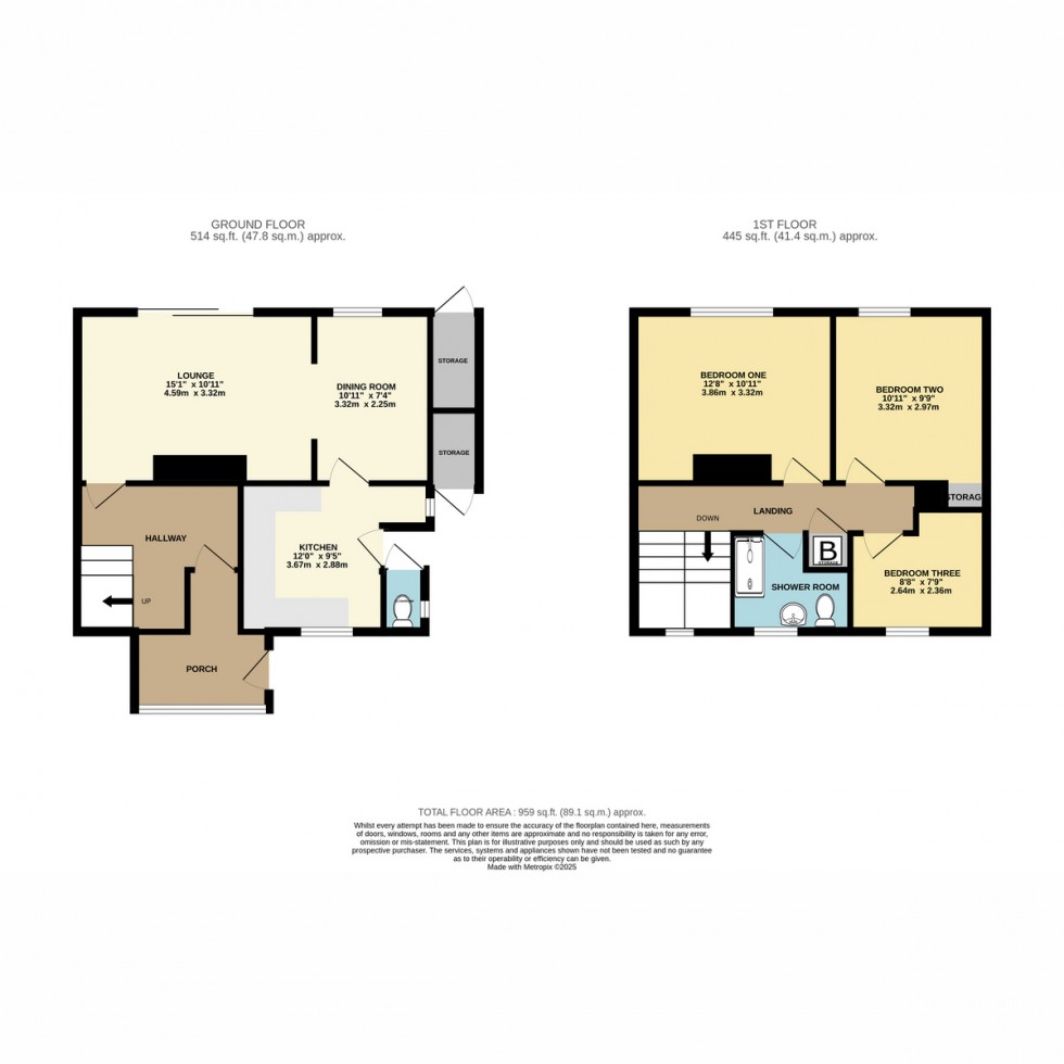 Floorplan for Moorside Road, Bournemouth, BH11 8