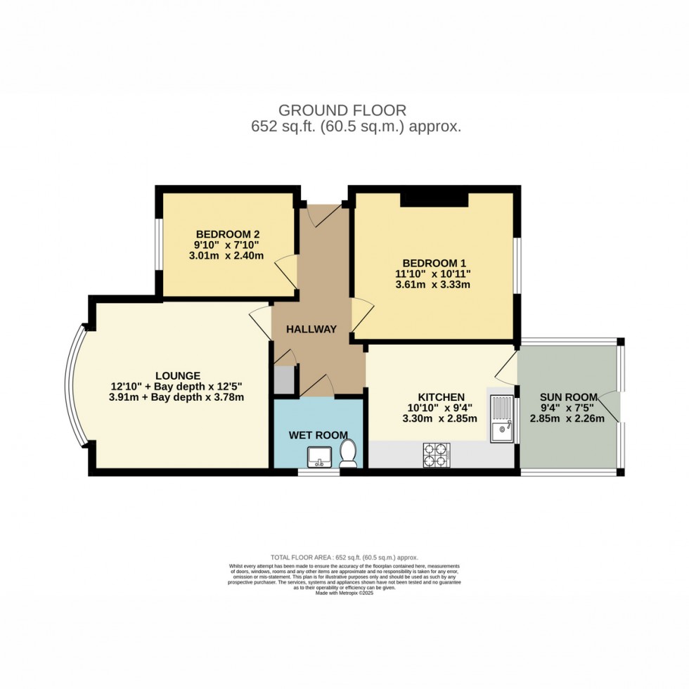 Floorplan for Hyde Road, Bournemouth, BH10 5