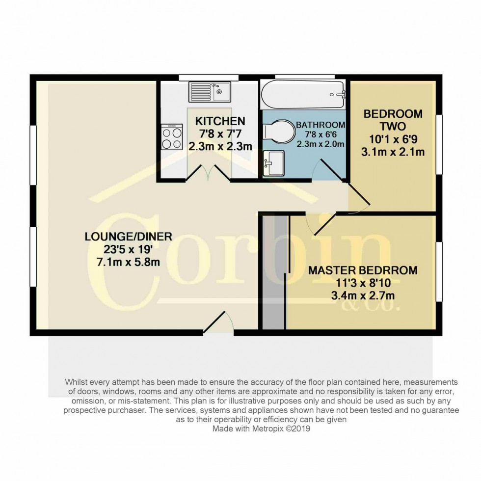 Floorplan for Broadmayne Road, Poole, BH12 4