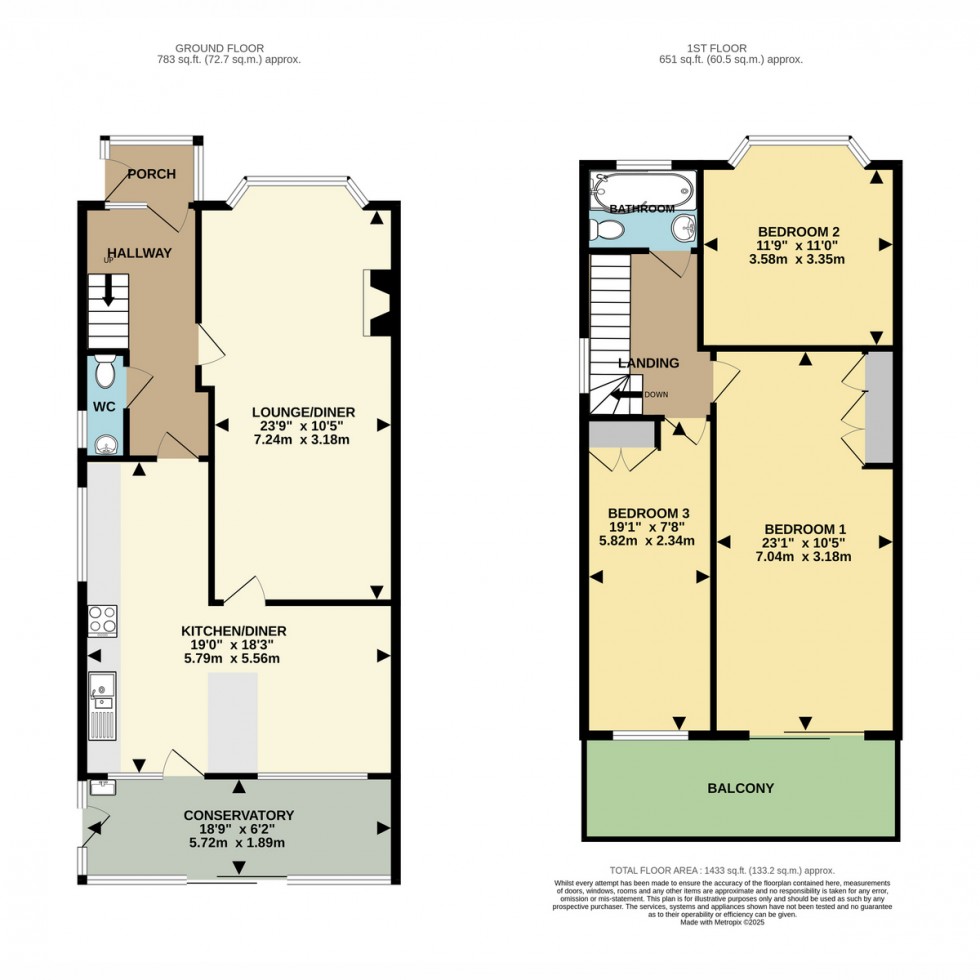 Floorplan for Howeth Road, Bournemouth, BH10 5