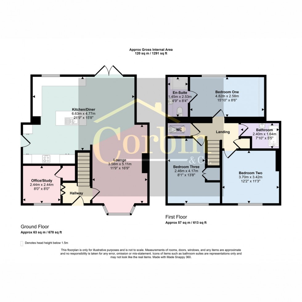 Floorplan for Wakely Road, Bournemouth, BH11 9
