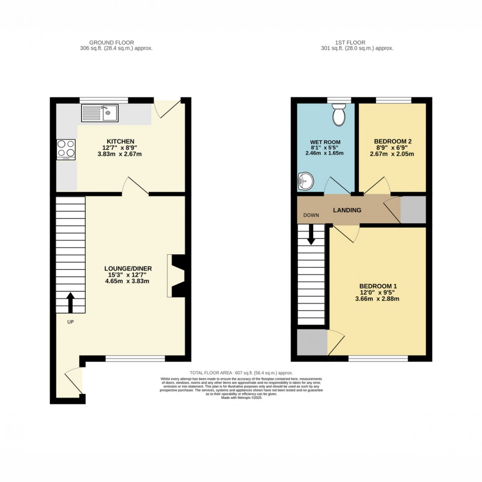Floorplan for Fryer Close, Bournemouth, BH11 8