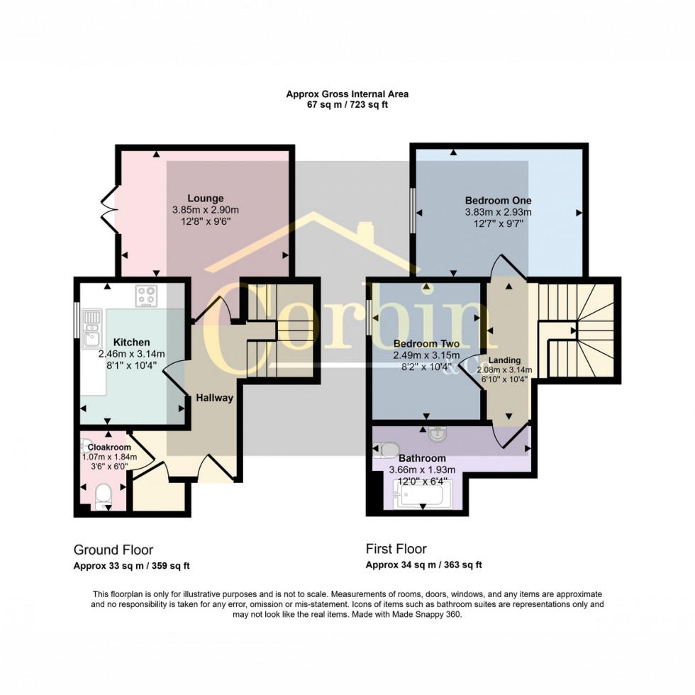 Floorplan for Alton Road, Bournemouth, BH10 4