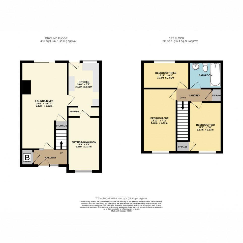 Floorplan for Glenmeadows Drive, Bournemouth, BH10 5