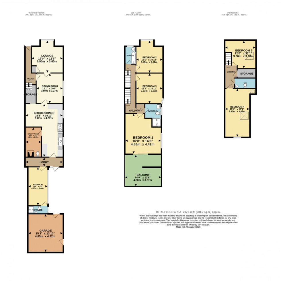 Floorplan for Shelbourne Road, Bournemouth, BH8 8