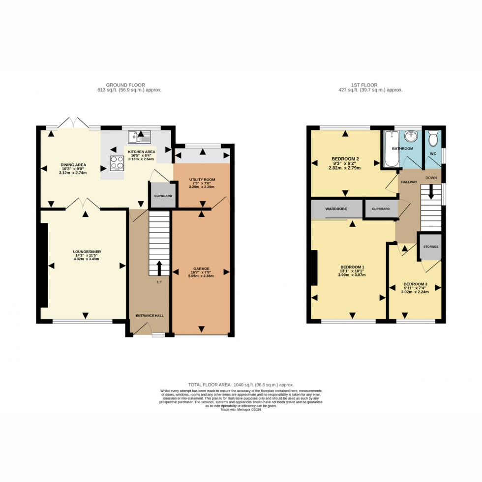 Floorplan for King John Avenue, Bournemouth, BH11 9